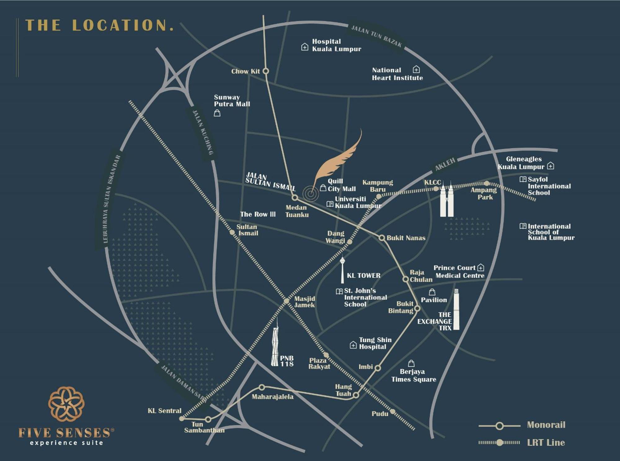 Quill City Residences Klcc, Five Senses Kuala Lumpur Zewnętrze zdjęcie